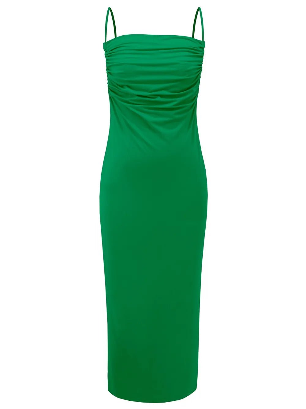 Backless Cowl Neck Sleeveless Cami Dress - Pefli